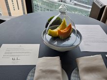 Melon welcome amenity