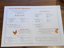 breakfast menu