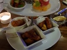 Executive lounge hot food