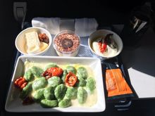 Handmade spinach gnocchi 