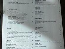 Preston’s Menu