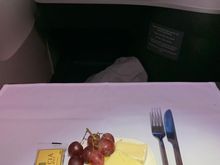 As is the fruit and cheese plate (though Pre-plated, as opposed to pre-pandemic when the FA had to put it together from the cheese board).