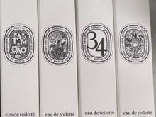 For those interested - different samples of the EDT in circulation, Male version contains the Tam Dao and Female one contains Eau des Sens, previous ones contains 34 or Eau Rose