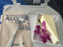 Cheesecake followed.   She had to be reminded to serve a fork with the meal.   Not sure if she ever has been to a restaurant before.