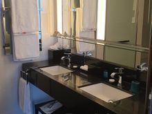 Bathroom with Lanvin toiletries