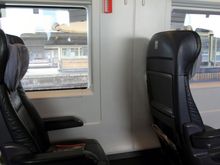 Deutsche Bahn ICE first class interior 