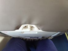 Not much space for my kneecaps, but just about doable