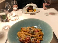 Pants went for a steak while I fancied something vegetarian so had the pasta 