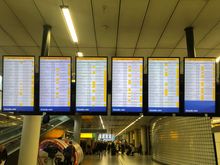 Departures (taken at approx 17:30 19/3/20)
