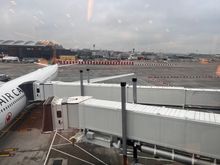 Photo taken from SilverKris lounge due to United Club being closed