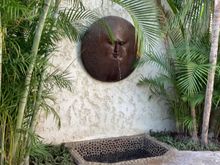 Entrance patio fountain