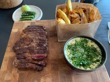 The Rib Eye Steak & Sides