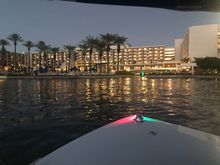 Nighttime boat ride