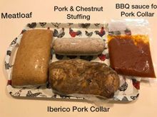 The meal will include the above  