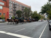 We came across a random parade as well