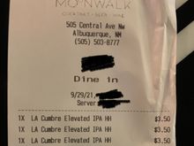 Ok, so maybe there are some perks to living in the area. I’m not often in ABQ but it’s cheap to have a good night!