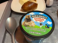 Ice cream instead of a cake or tart..served after the main