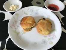 2 more with strawberry jam & English clotted cream