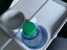 Only water for pre-departure beverages.