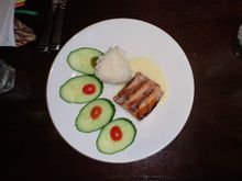 Kid’s grill Teriyaki Salmon