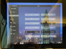 iPad for curtains and lights