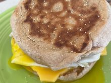 Home made sausage McMuffin