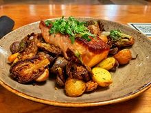 Salmon and potatoes at 26.