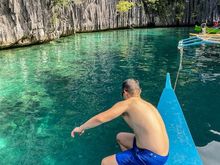 Swimming at Twin Lagoon