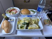 FCO-MLA lunchtime flight today, not bad for a 1 hour hop!

The pasta came with two prawns on top of it too but I removed them before the photo since I don’t eat them. 