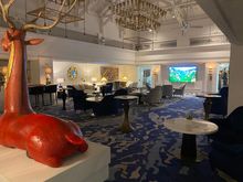 The Club. This space is opposite the main reception. It is air conditioned and rather lovely. 