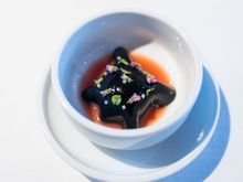 Hokkaido Kegani Crab, Smoked Aubergine, Hot & Sour Tomato