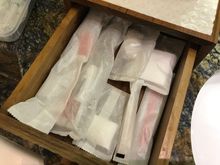 Amenities in bathroom