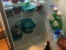 Fridge as in minibar - sorry has our fruit purchases in it too :)