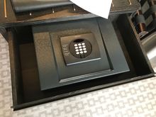 Safe on wait height big enough for laptop