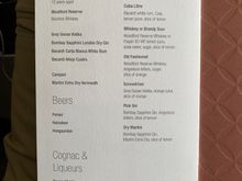 actual list of spirits from QR831 of last weekend