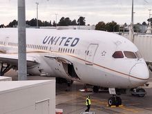 United used 787-8 planes for almost all the flights on this route but also used a 787-9 for the inaugural flight.