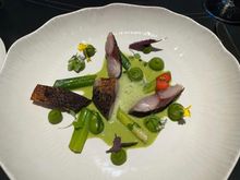 Marinated mackerel appetiser 