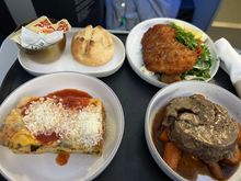 Lasagna, Chicken, and Lamb Shoulder 