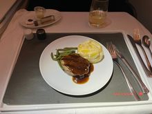Beef main. Cooked well done :(