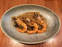 Prawns linguine 