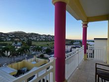 Balcony view from my mountain view room