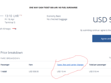 This is a random economy one way flight BA marked and operated. BA doesn't charge YQ