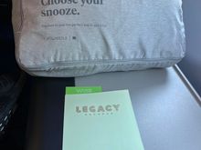 Mint menu without any names … inbound flight was delayed so maybe the Mint crew didn’t have time to write their names?

