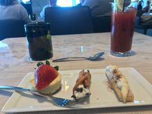 The New York Trio. Personal favs of mine now, I wasn’t planning on ordering dessert , but did it anyways, at the recommendation of the server. 