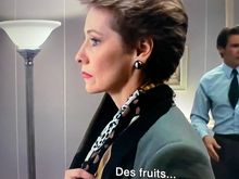 Betty Buckley answering: I would have preferred fowers over fruits.