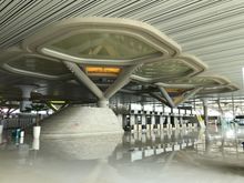 Or it can be quite empty (built for expansion or for restart more international flights 