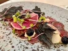 Venison carpaccio