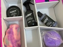 And a fabulous sleepy time gift box from Lush. Weirdly despite it being hermetically sealed, one of the items seems to be missing so I emailed to ask them to send it out 