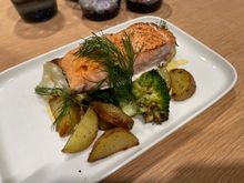 PW salmon dish, June 2023