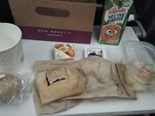 Collation. After 12h30 of flight time.